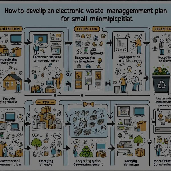 Comment élaborer un plan de gestion des déchets électroniques pour les petites municipalités ?